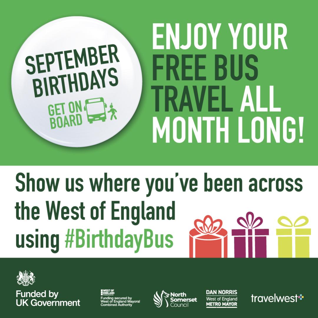 Free birthday bus travel