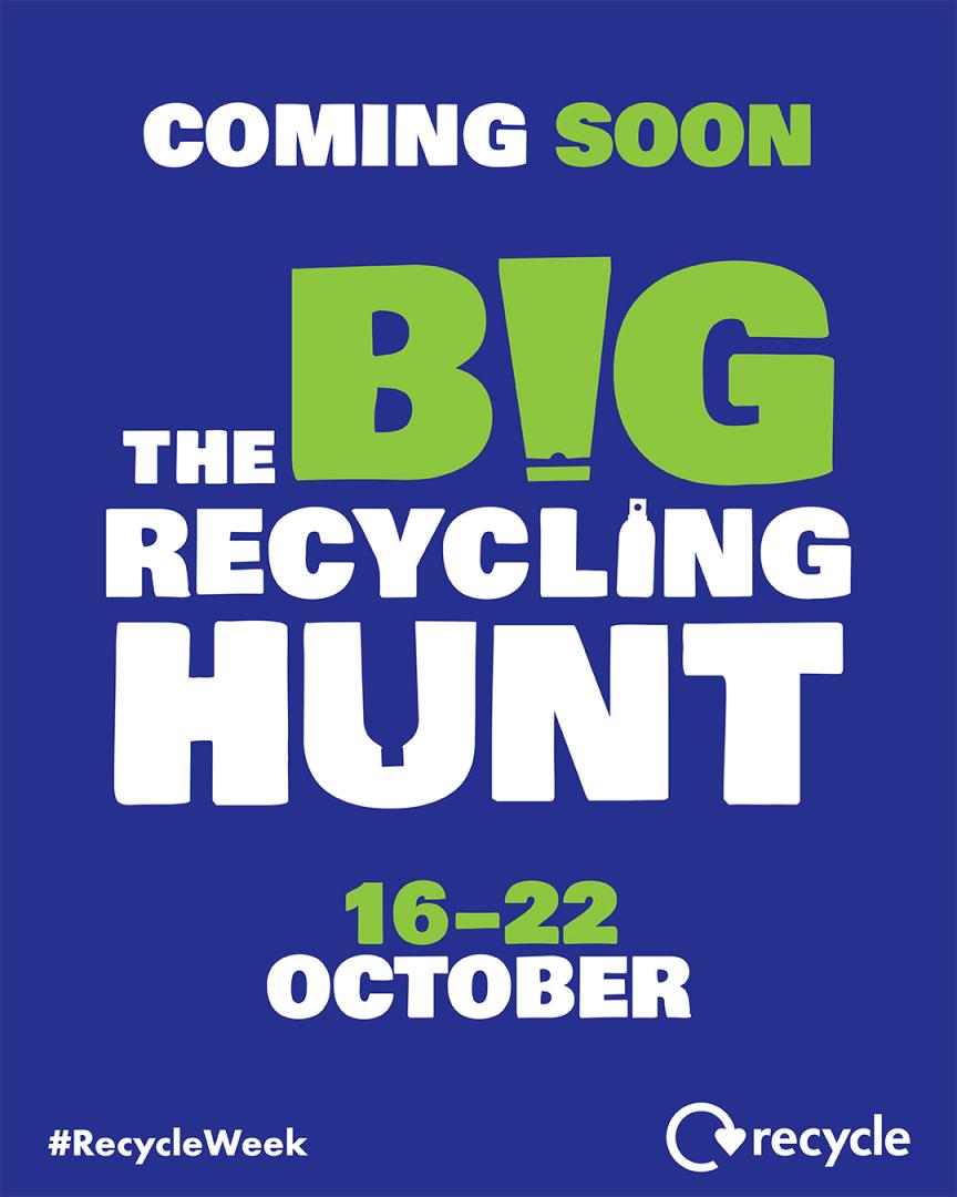 Coming soon the Big Recycling Hunt 16-22 October
