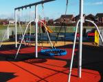 A photo showing a children's play area at Walford Avenue in Worle, Weston-super-Mare
