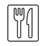 Knife and fork logo