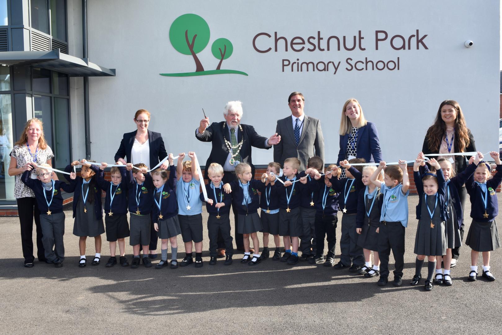 Official opening of Chestnut Park Primary School in Yatton