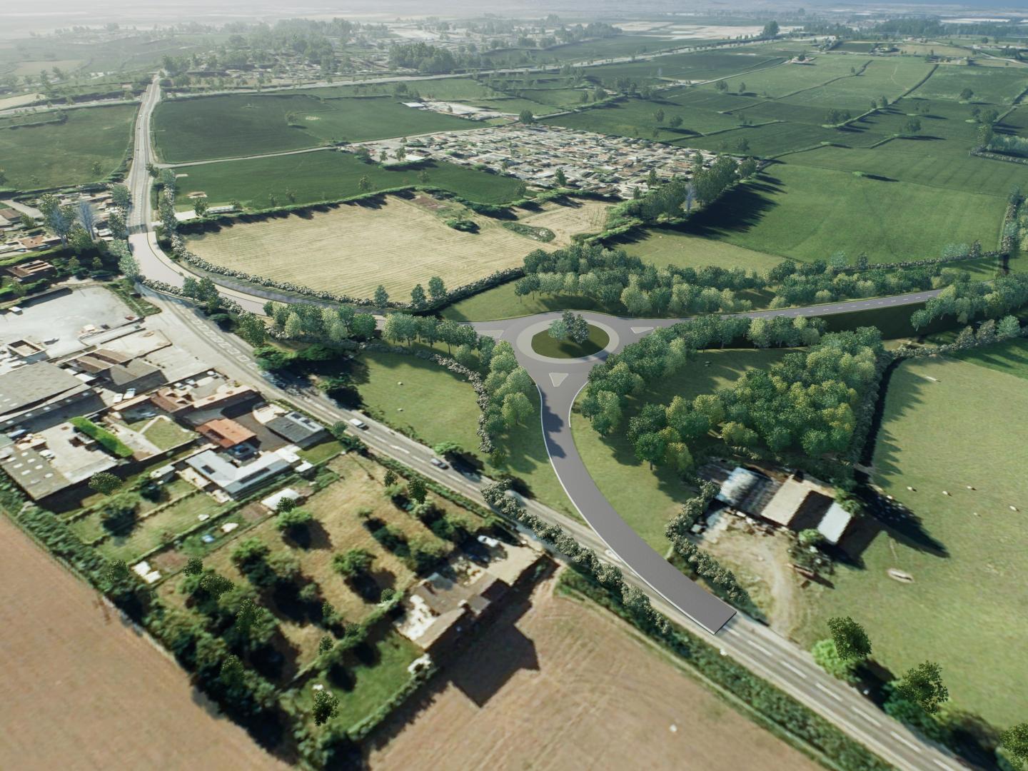 artists impression of Banwell Bypass
