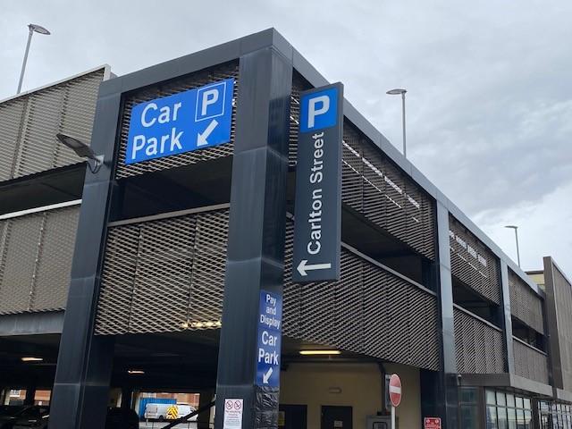 Image of Carlton Street car park in Weston-super-Mare
